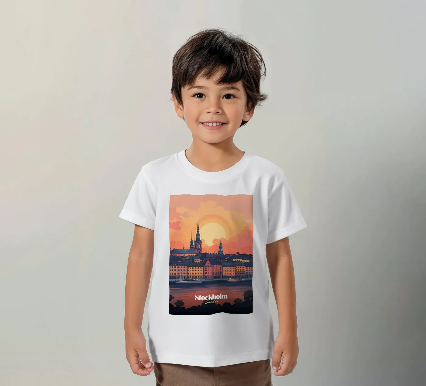 Poster t-shirt bambini da Ginnery