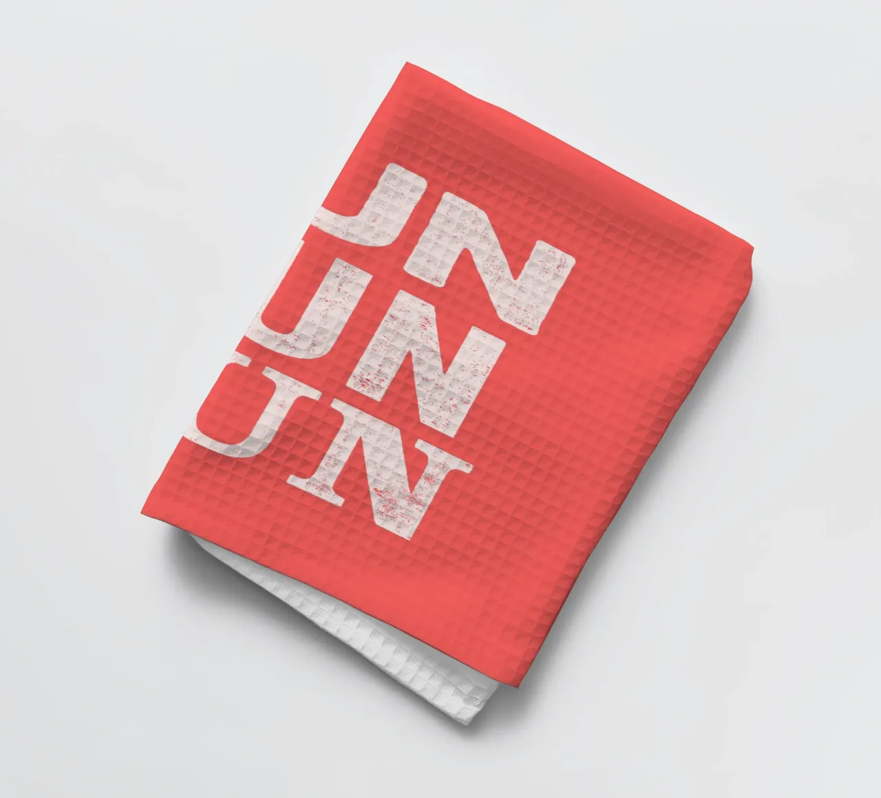 Fun Fun Fun Retro Funky Letterpress Typographic Print Design canovaccio da cucina da THE MOTIVATED TYPE
