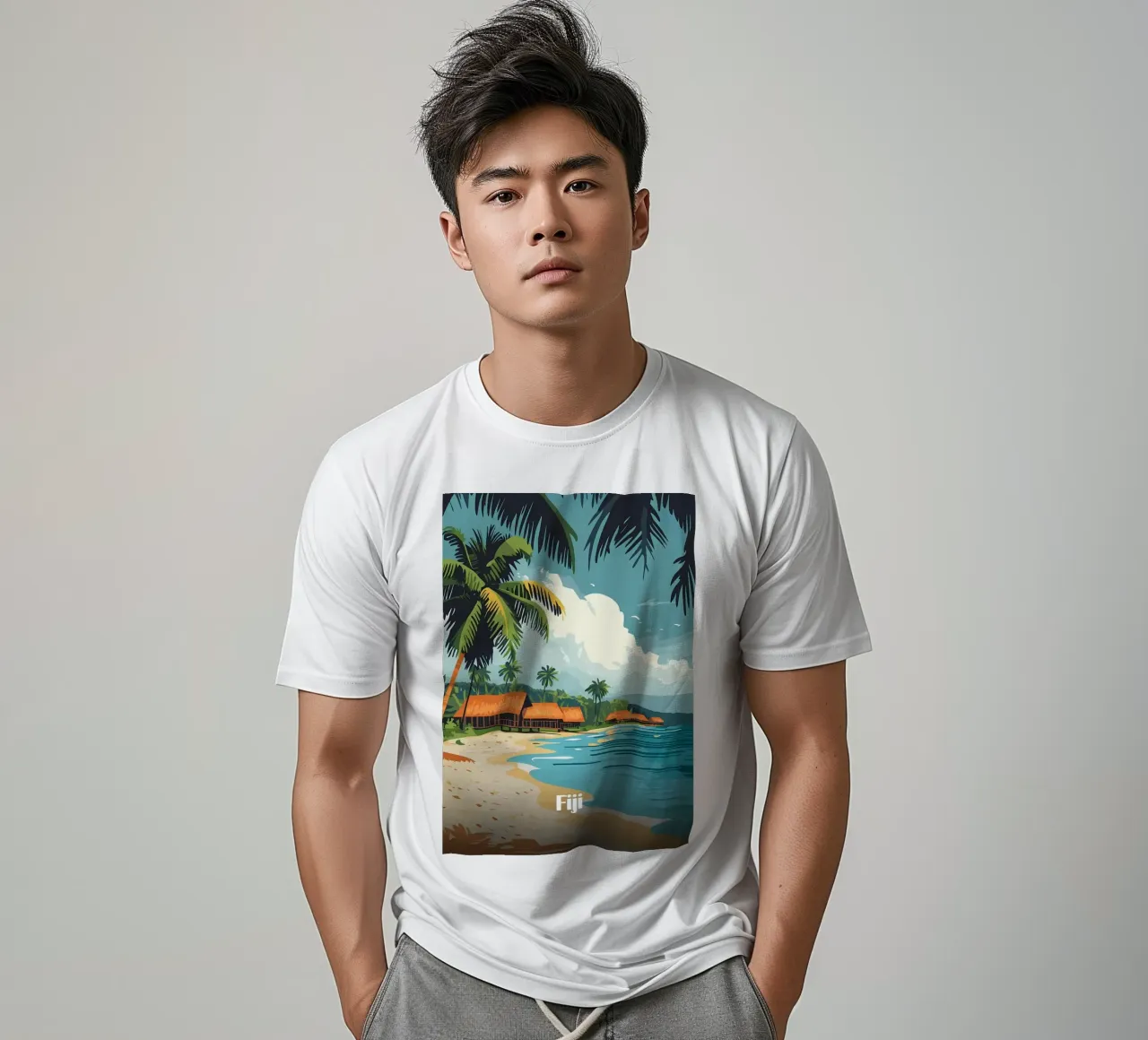 Il paradiso delle isole Fiji t-shirt da Ginnery