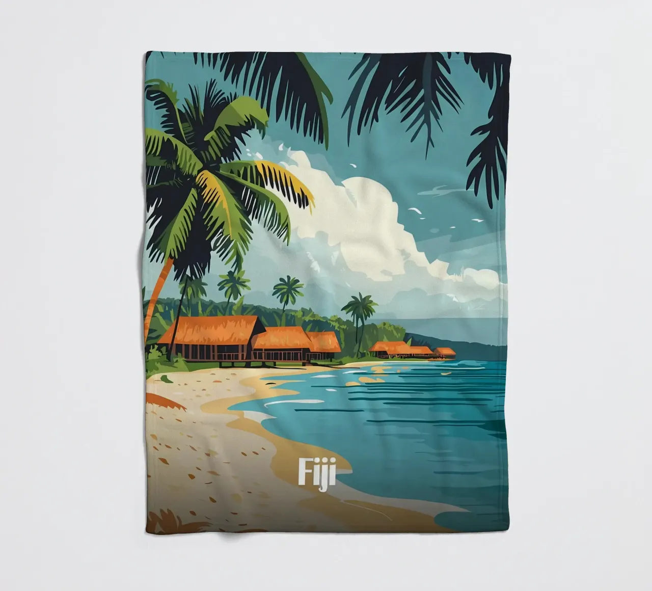 Il paradiso delle isole Fiji coperta in pile da Ginnery