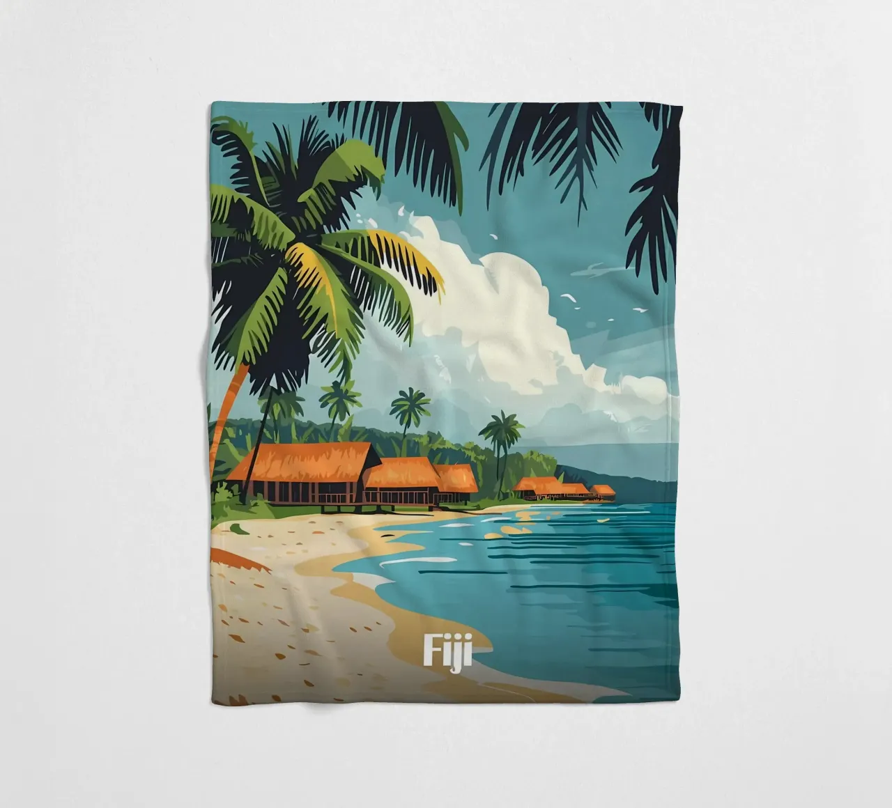 Il paradiso delle isole Fiji coperta in pile da Ginnery