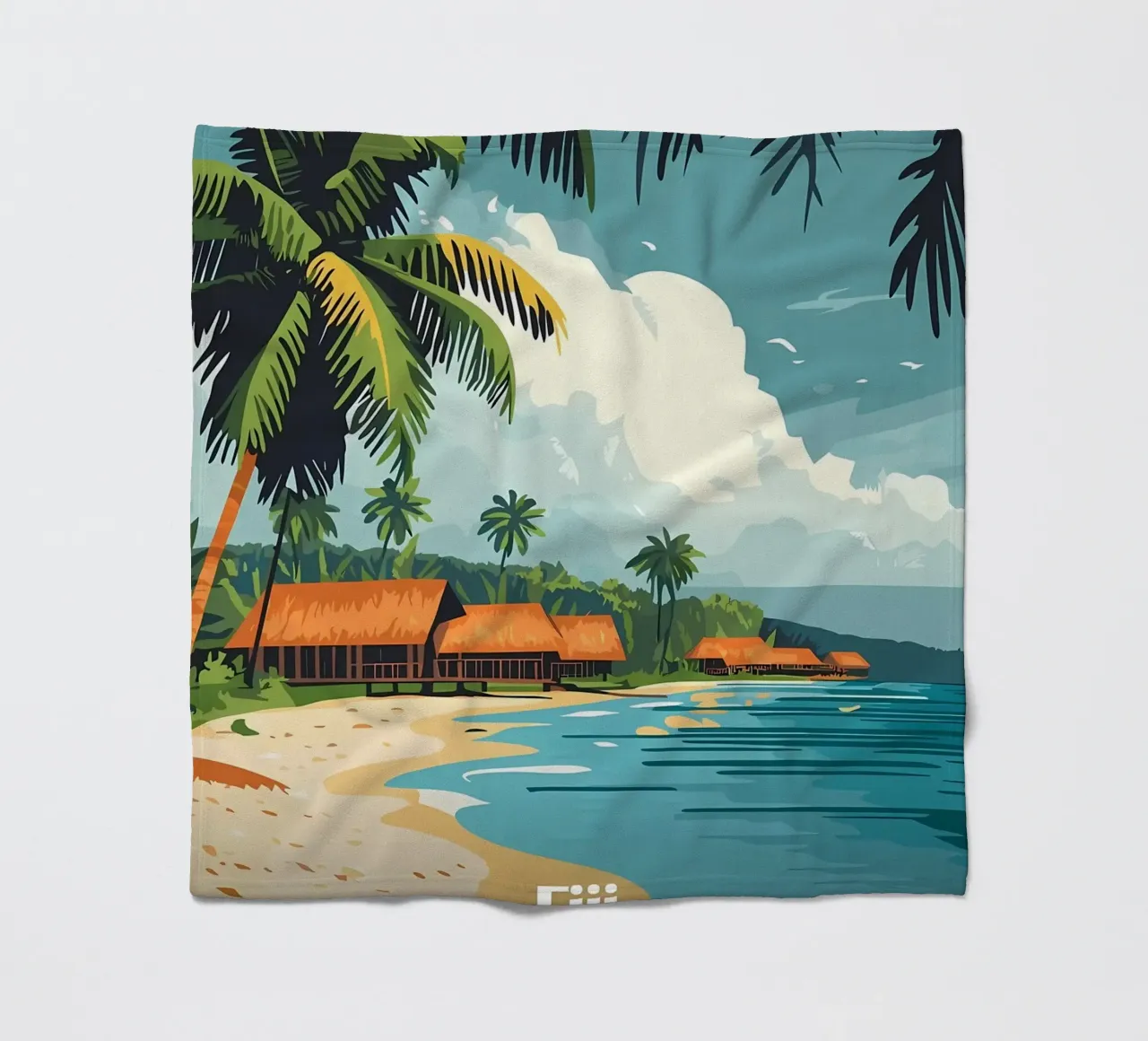 Il paradiso delle isole Fiji coperta in pile da Ginnery