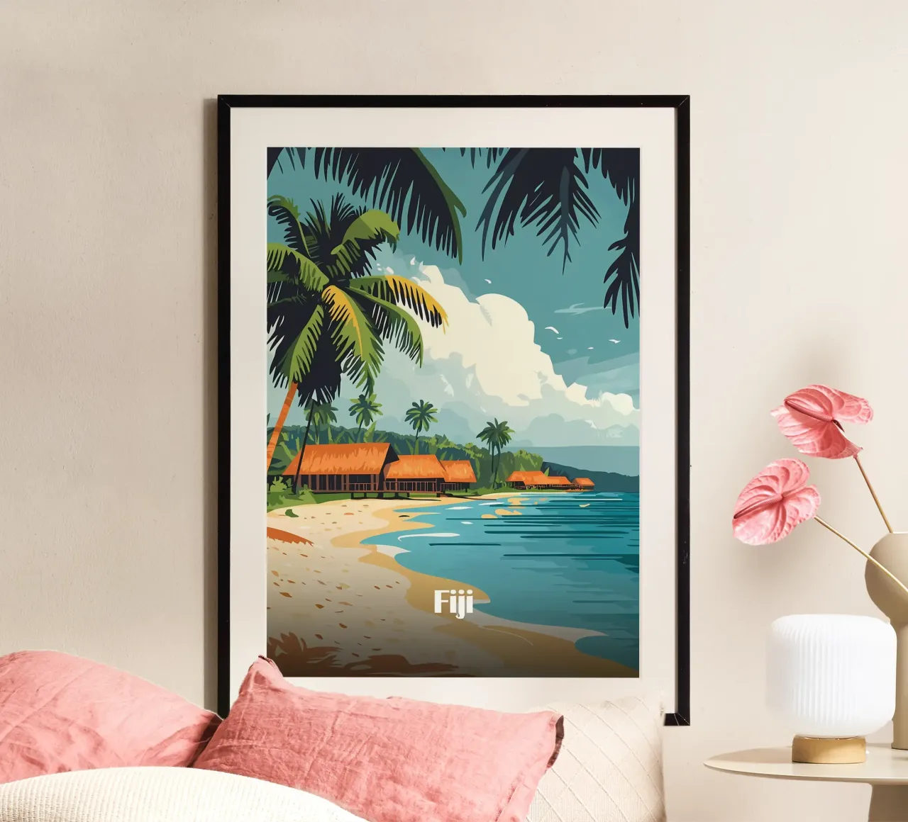 Il paradiso delle isole Fiji carta hahnemühle da Ginnery