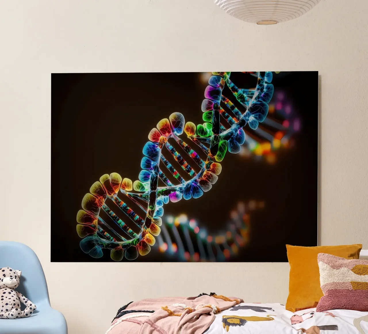 Exploring Genetic Diversit alu-dibond by Delaplane