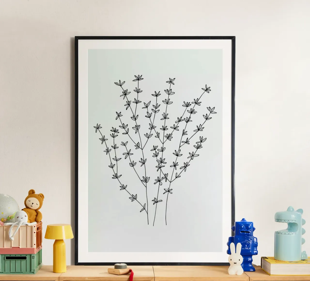 Thymian poster con telaio in plastica da Studio Karamelo