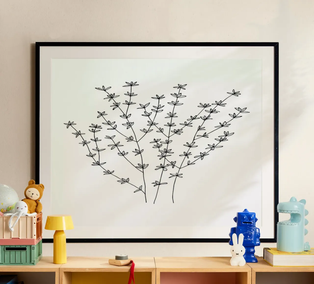 Thymian poster con telaio in plastica da Studio Karamelo