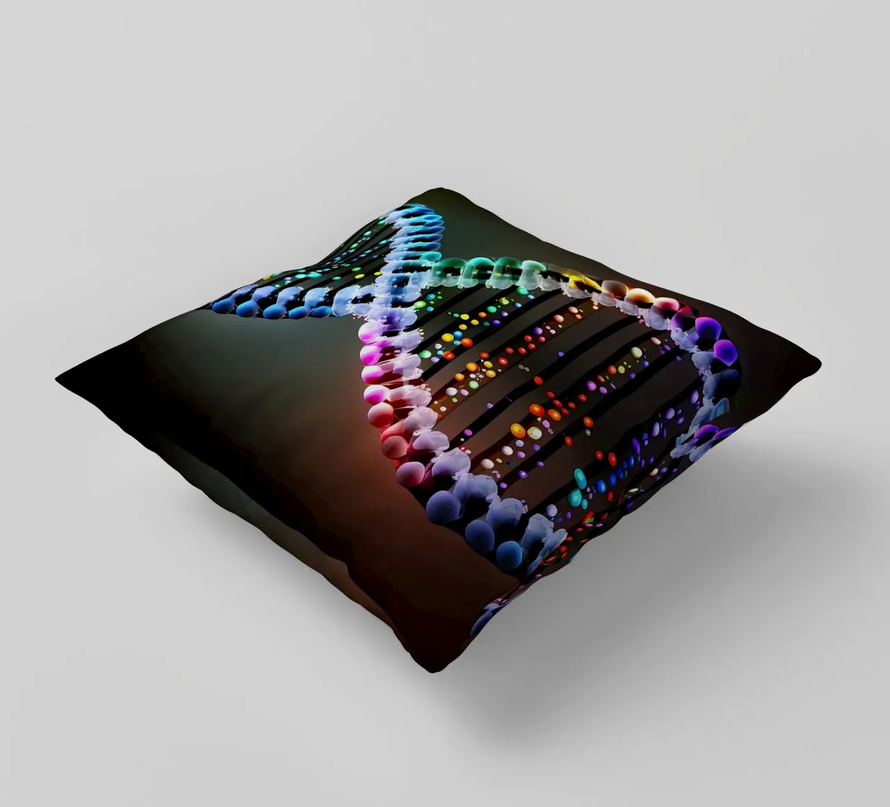Decoding Lifes Blueprint decorative cushion by Delaplane
