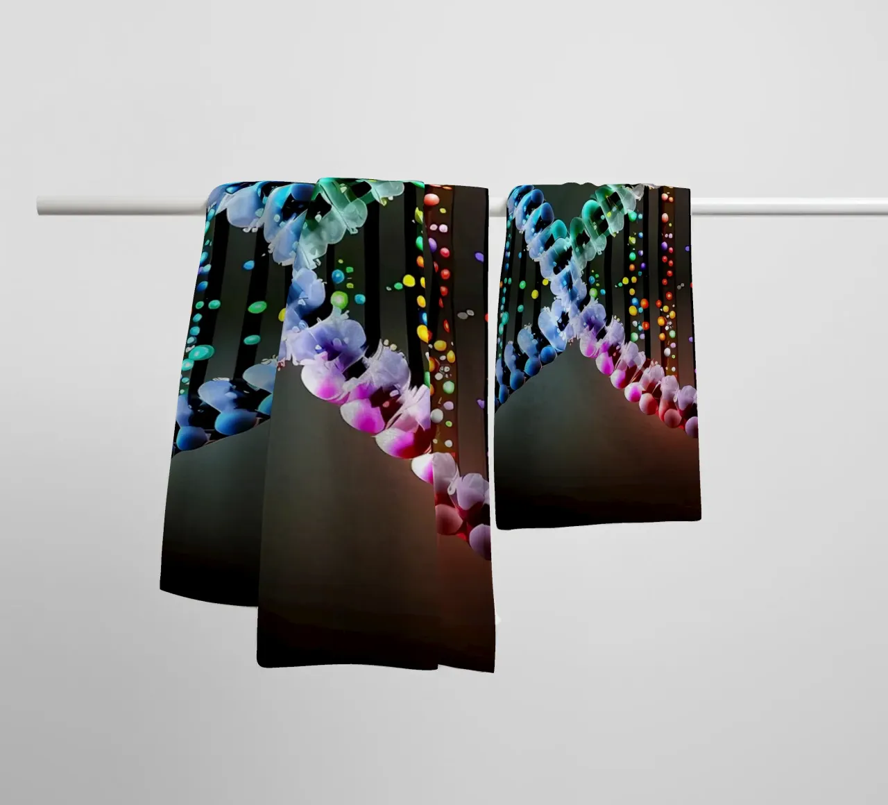 Decoding Lifes Blueprint towel by Delaplane