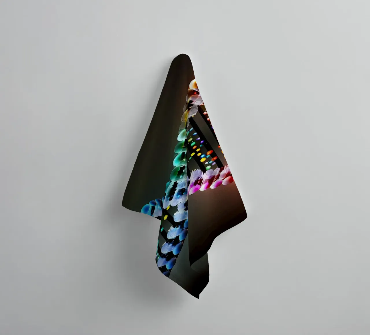 Decoding Lifes Blueprint towel by Delaplane