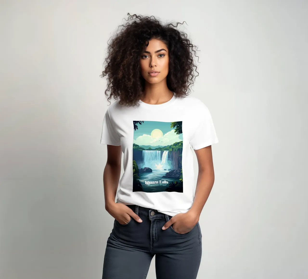 Cascate di Iguazu t-shirt da Ginnery