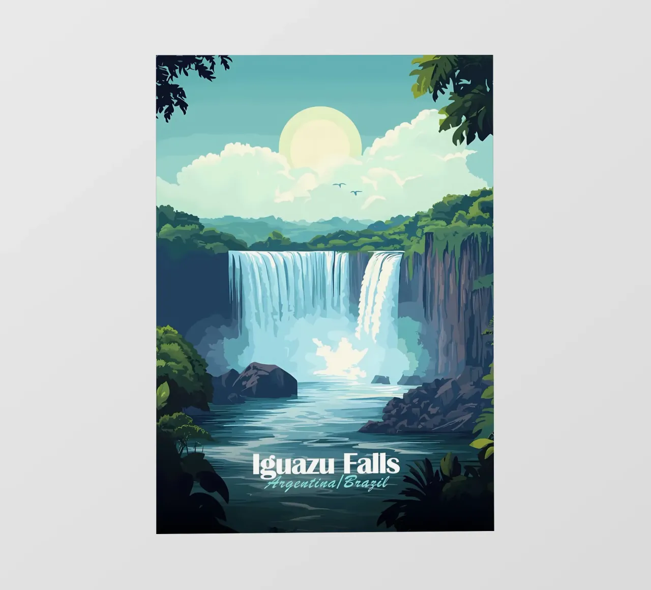 Cascate di Iguazu pellicola backlit da Ginnery