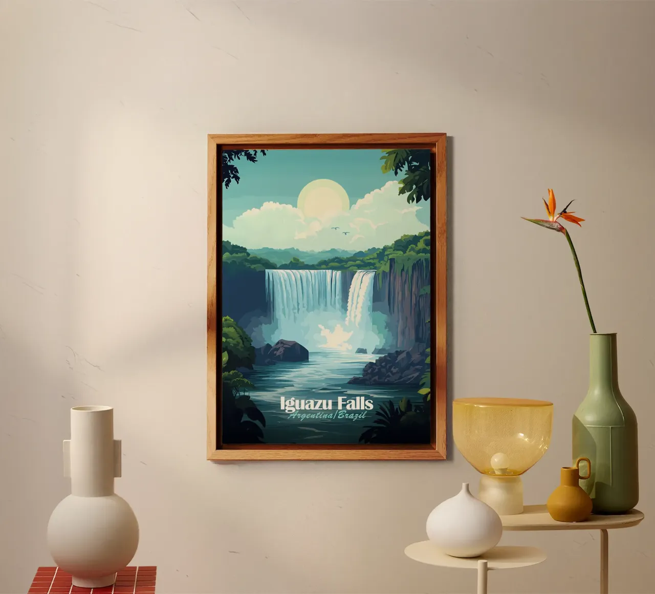 Cascate di Iguazu alluminio dibond da Ginnery