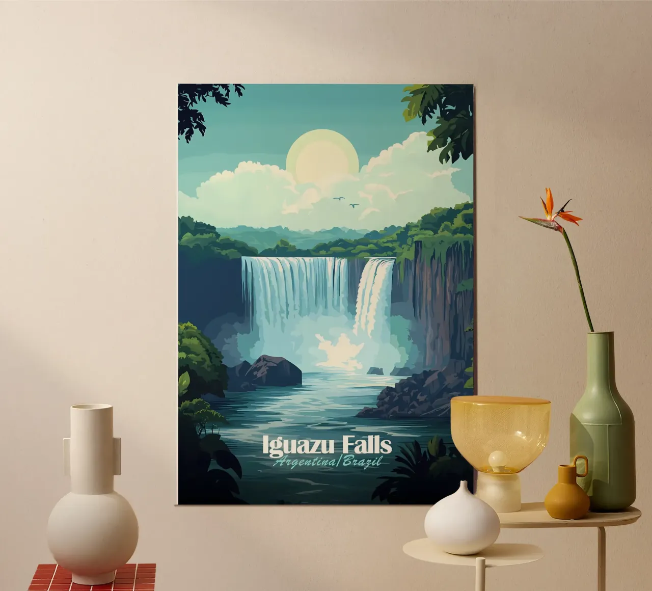 Cascate di Iguazu alluminio dibond da Ginnery
