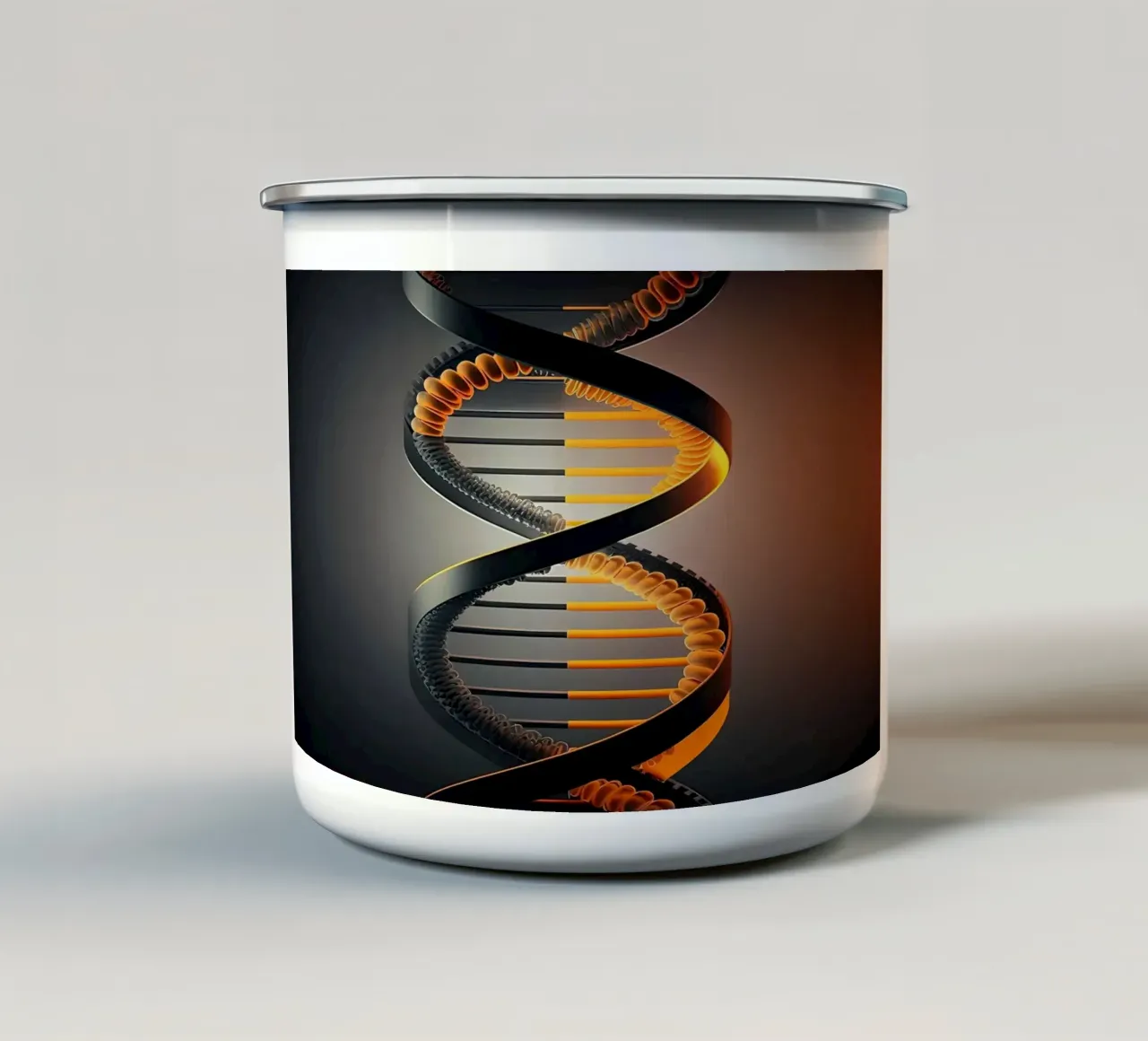 Viaggio nel DNA tazza in smalto da Delaplane