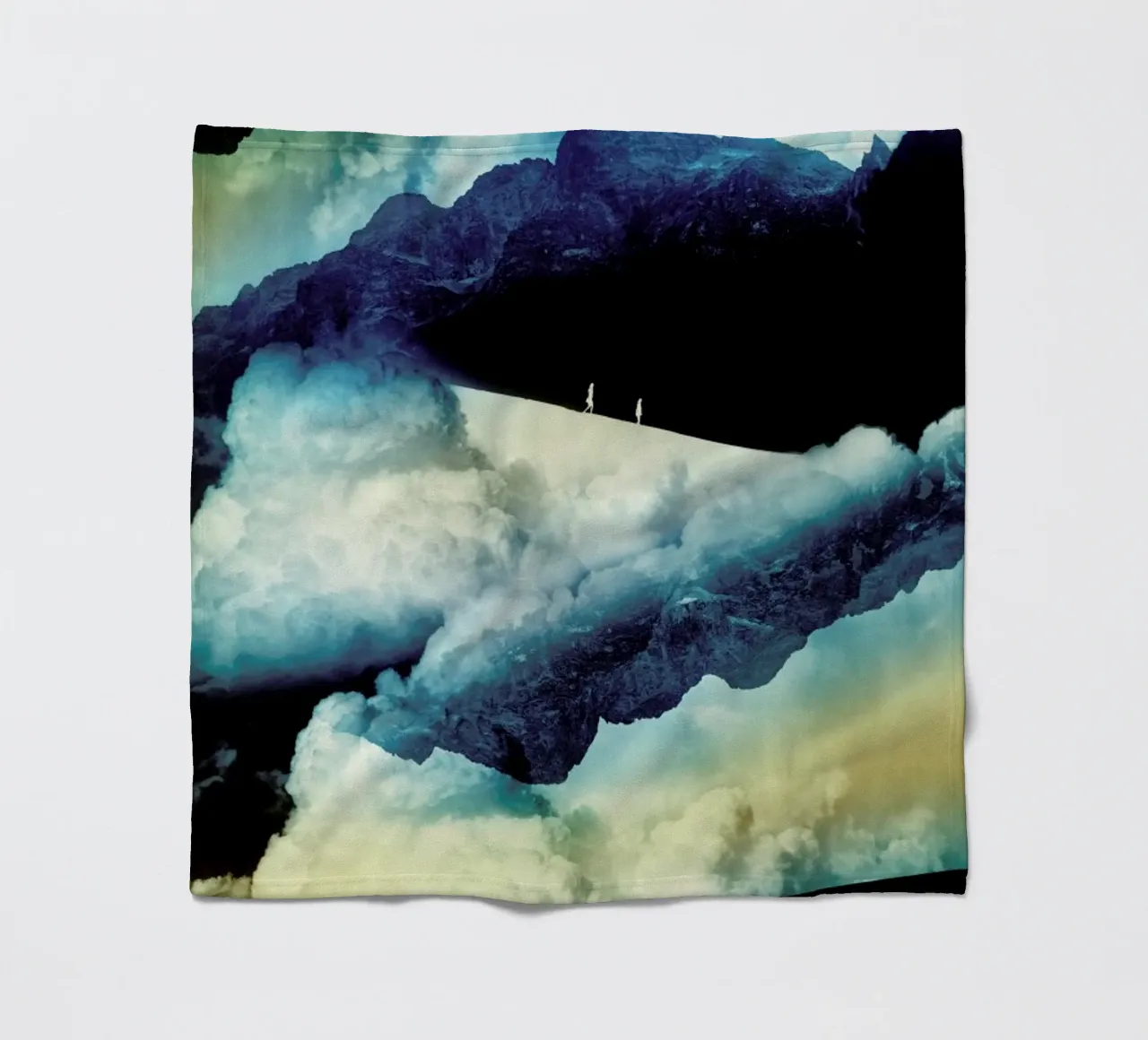 State of Isolation fleece blanket by Stoian Hitrov