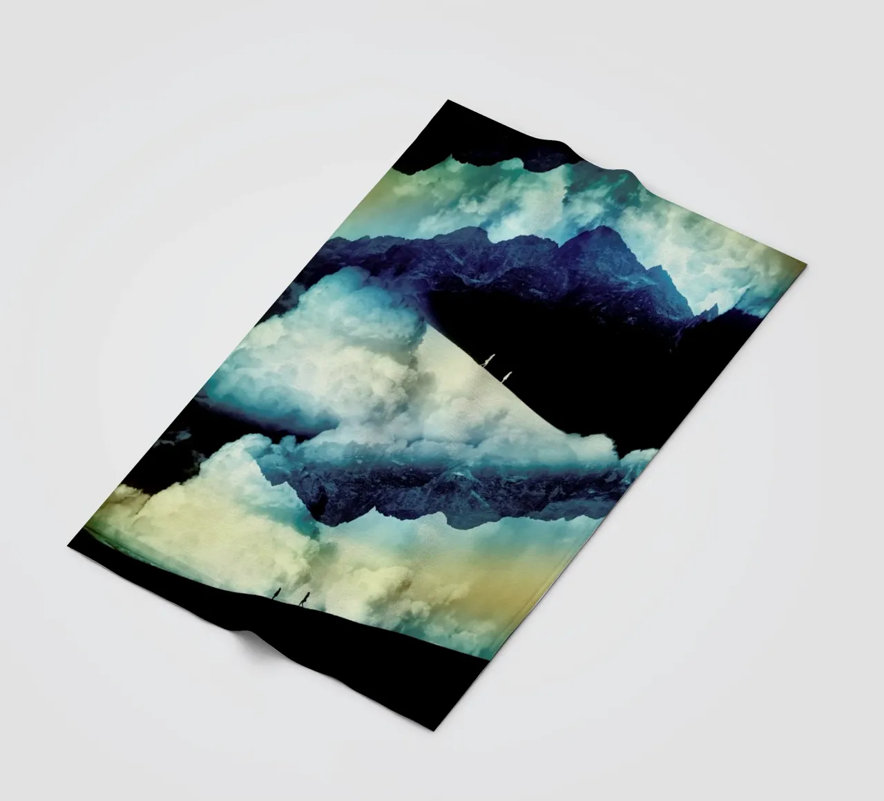 State of Isolation fleece blanket by Stoian Hitrov