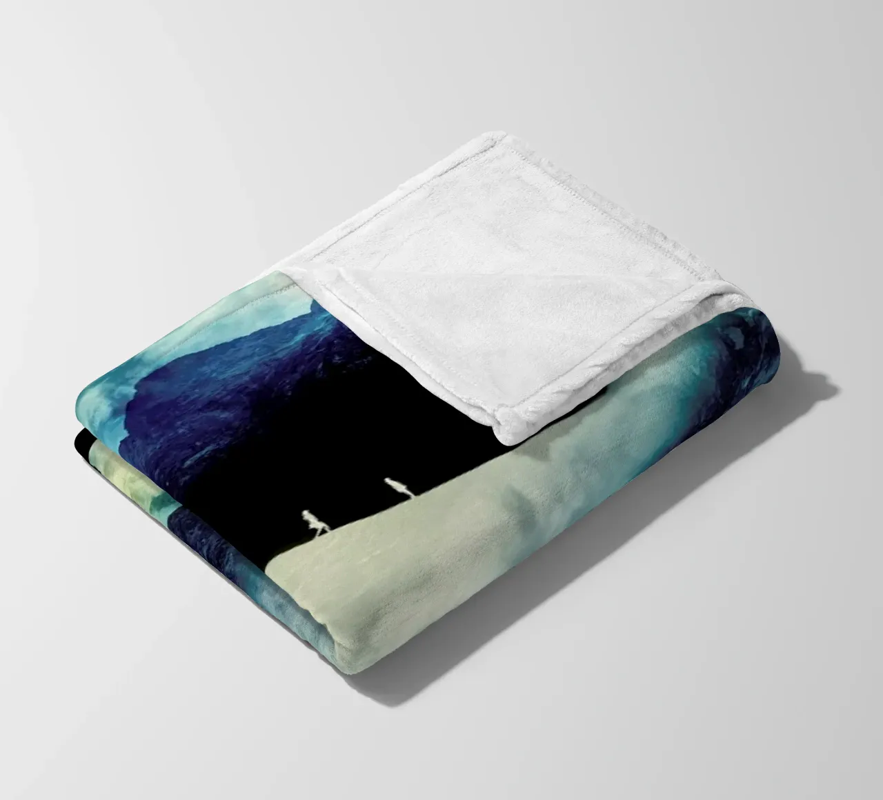 State of Isolation fleece blanket by Stoian Hitrov