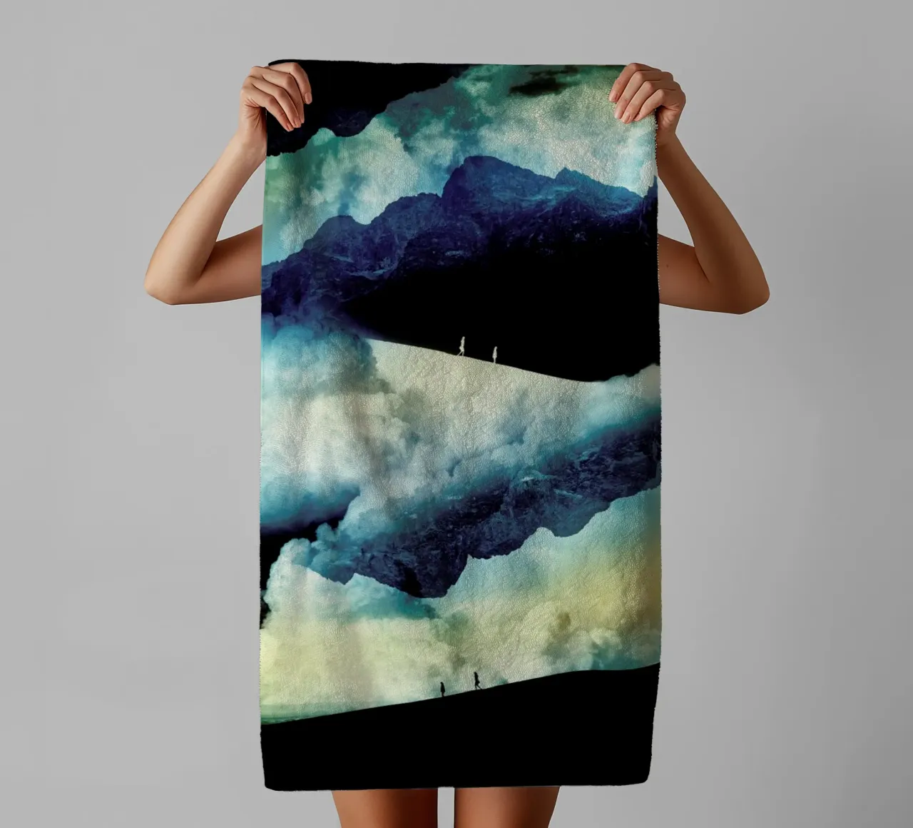 State of Isolation asciugamano da bagno da Stoian Hitrov