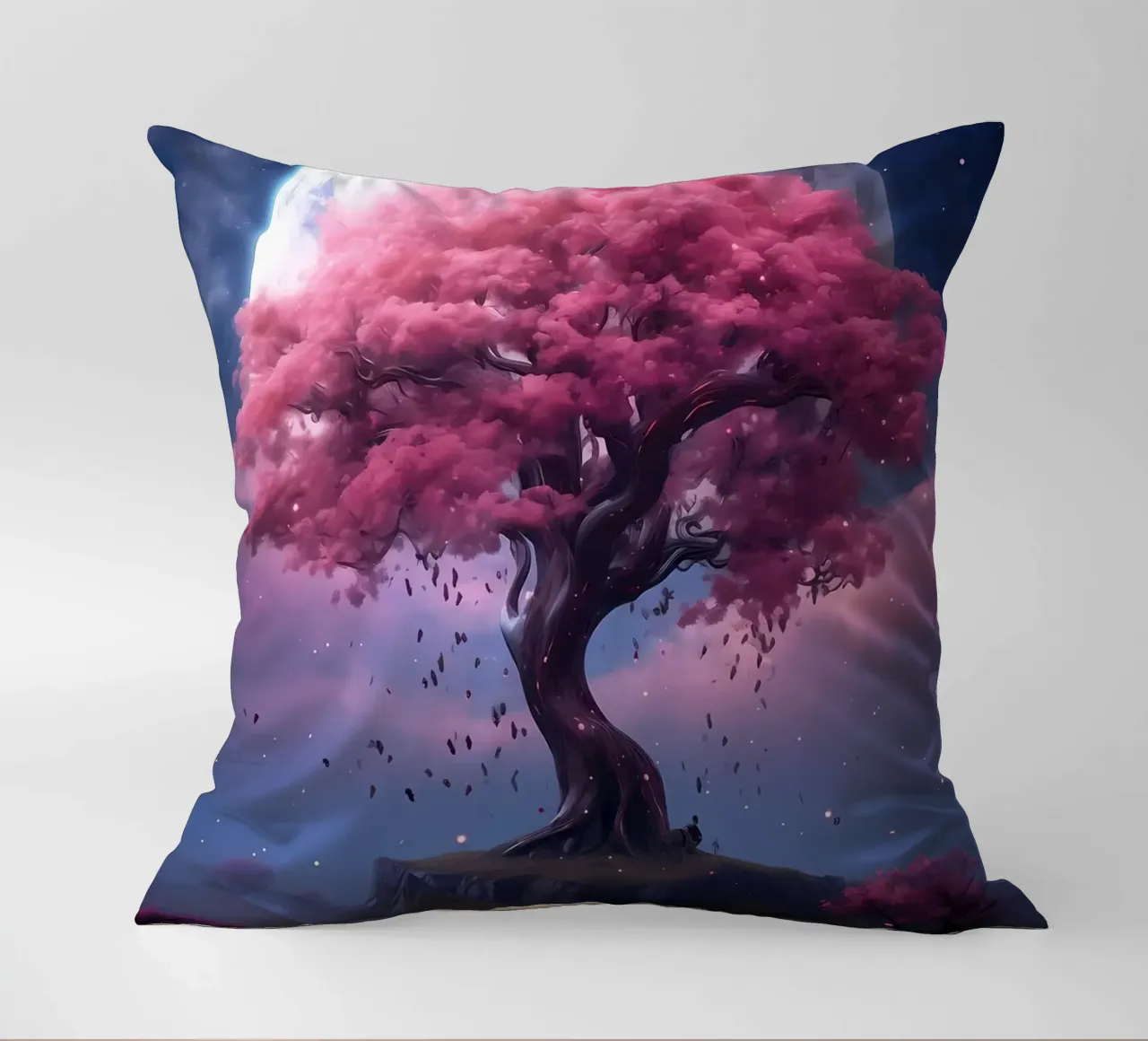 Cosmic Sakura Tree cuscino da Mikesell
