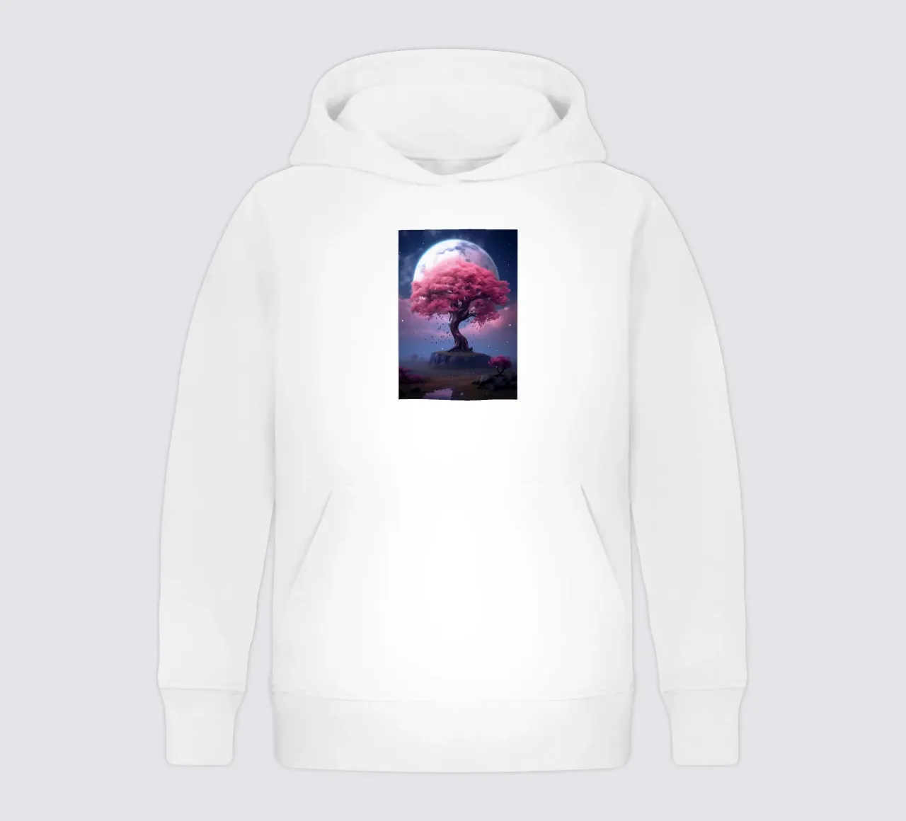 Cosmic Sakura Tree felpa bambino con cappuccio da Mikesell