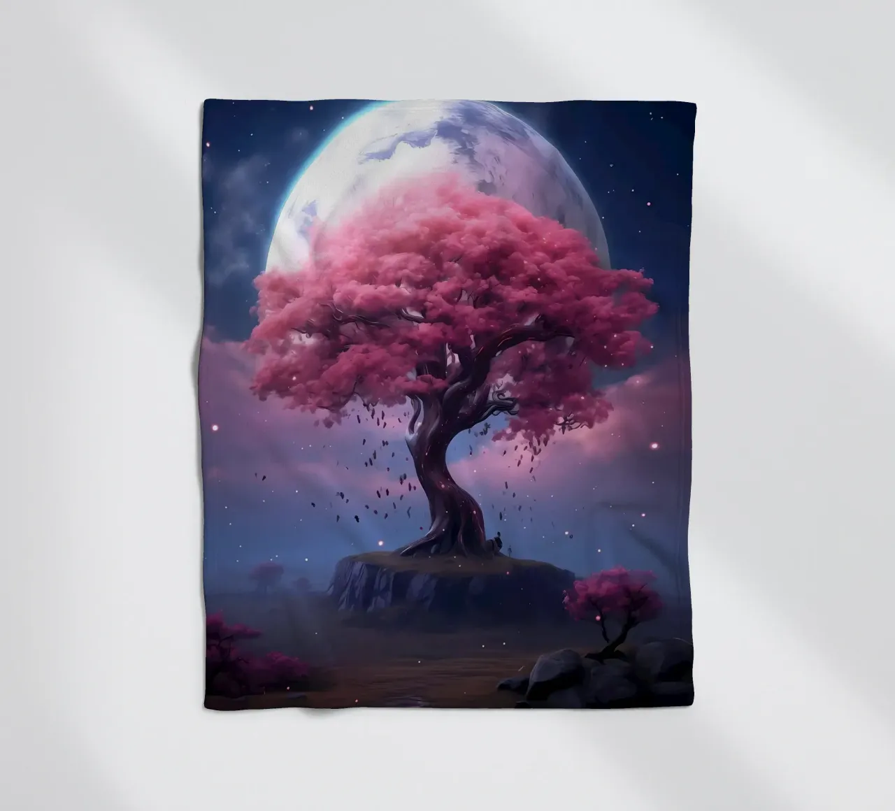 Cosmic Sakura Tree coperta in pile da Mikesell