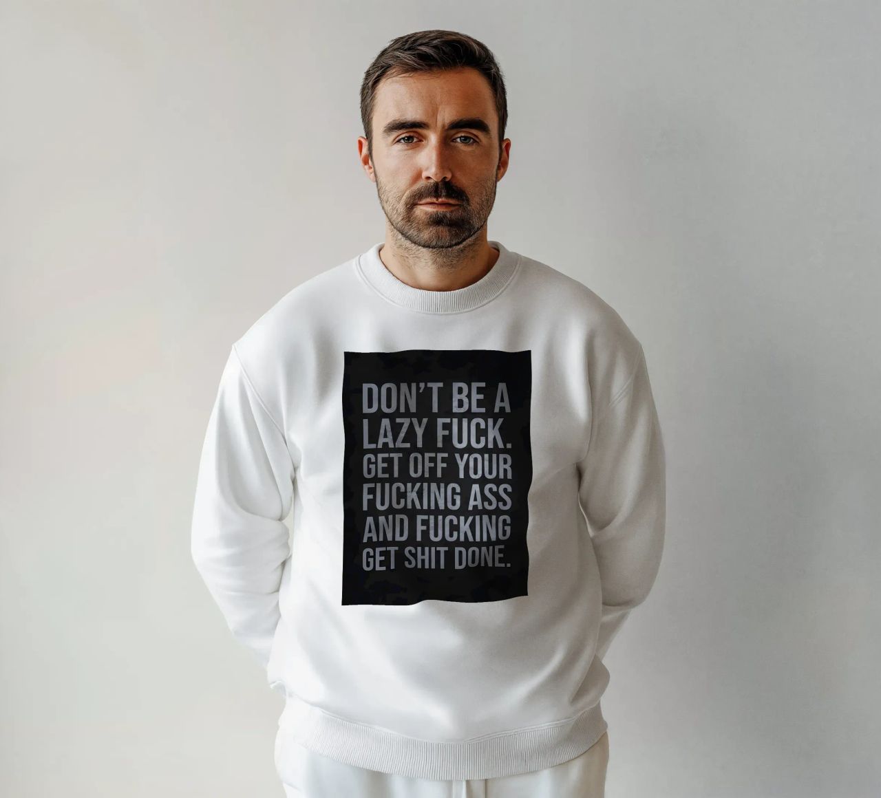 Incluido Be Lazy sudadera de Bassy