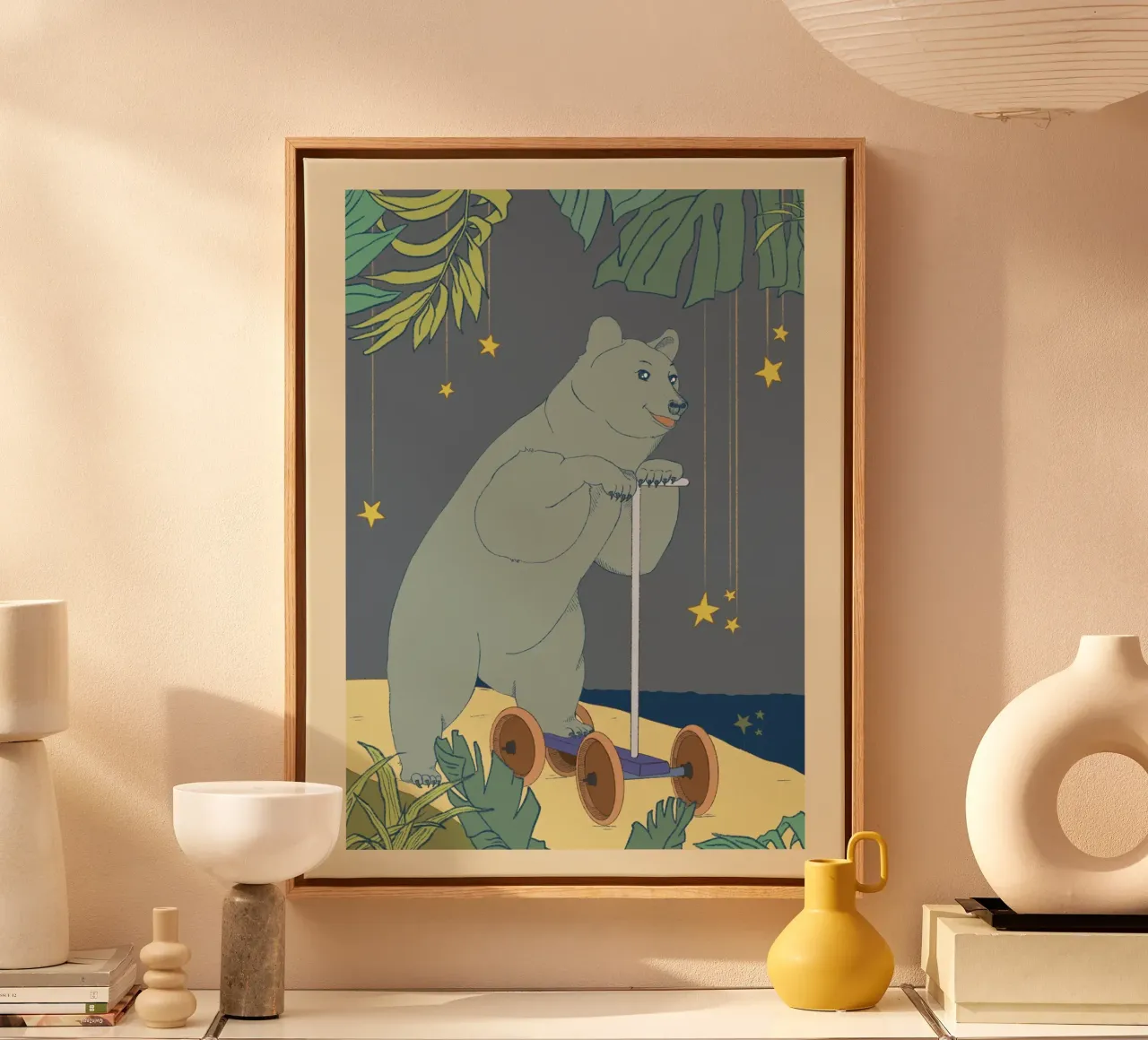 Happy bears canvas by Rosita Pepita