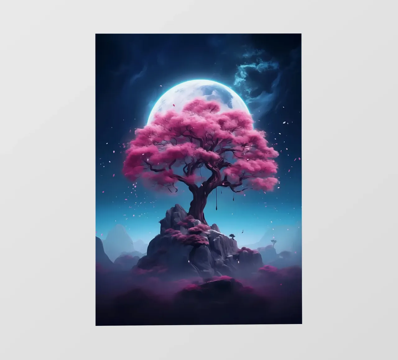 Cosmic Sakura Tree telo in pvc da Mikesell