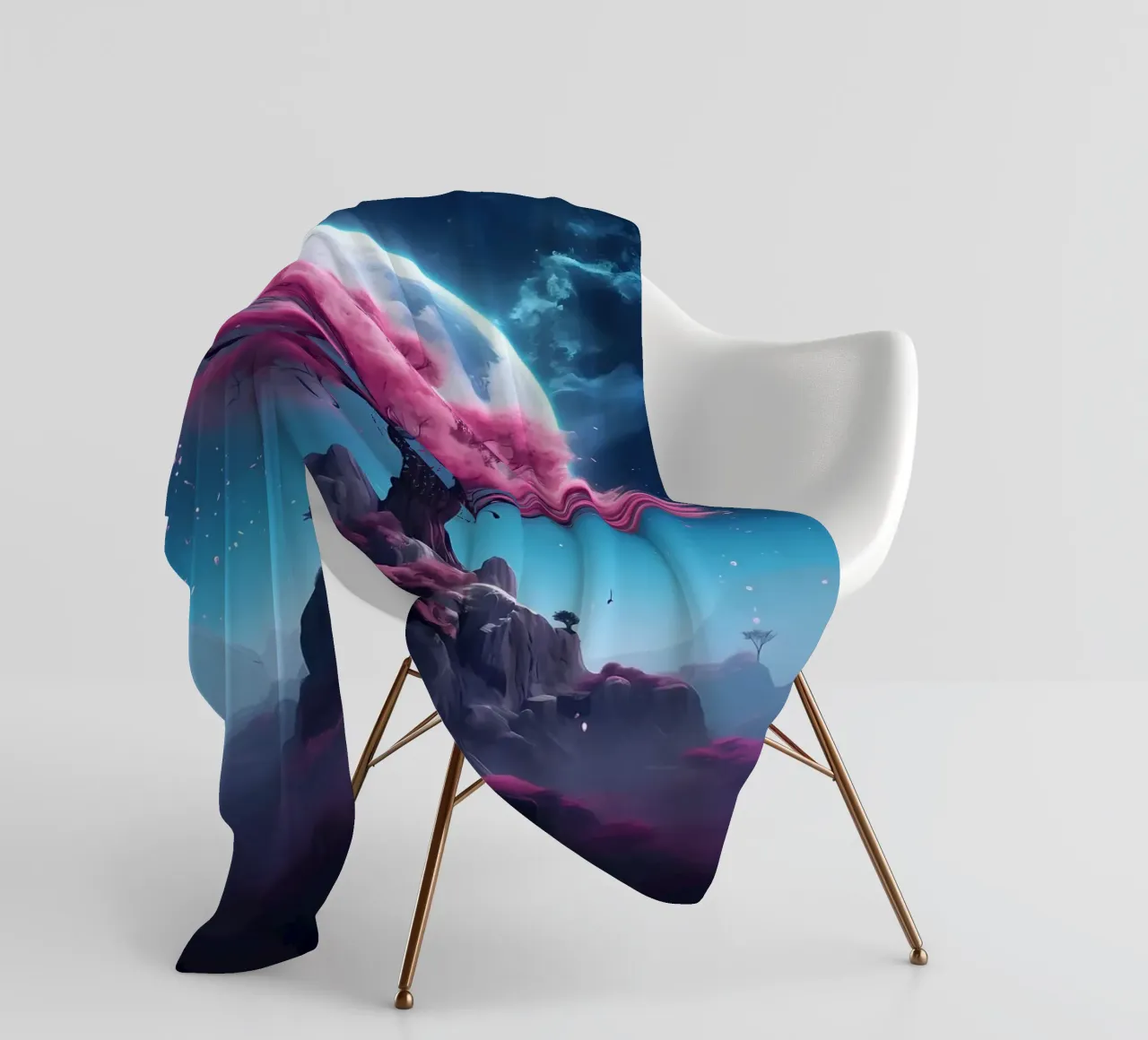Cosmic Sakura Tree coperta in pile da Mikesell