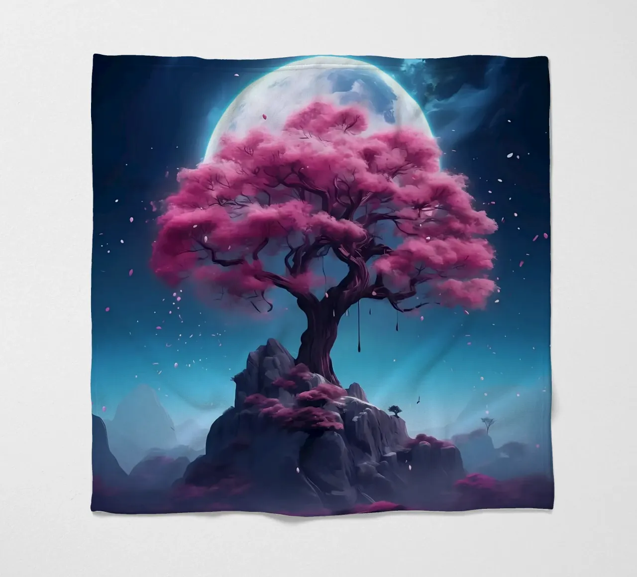 Cosmic Sakura Tree coperta in pile da Mikesell