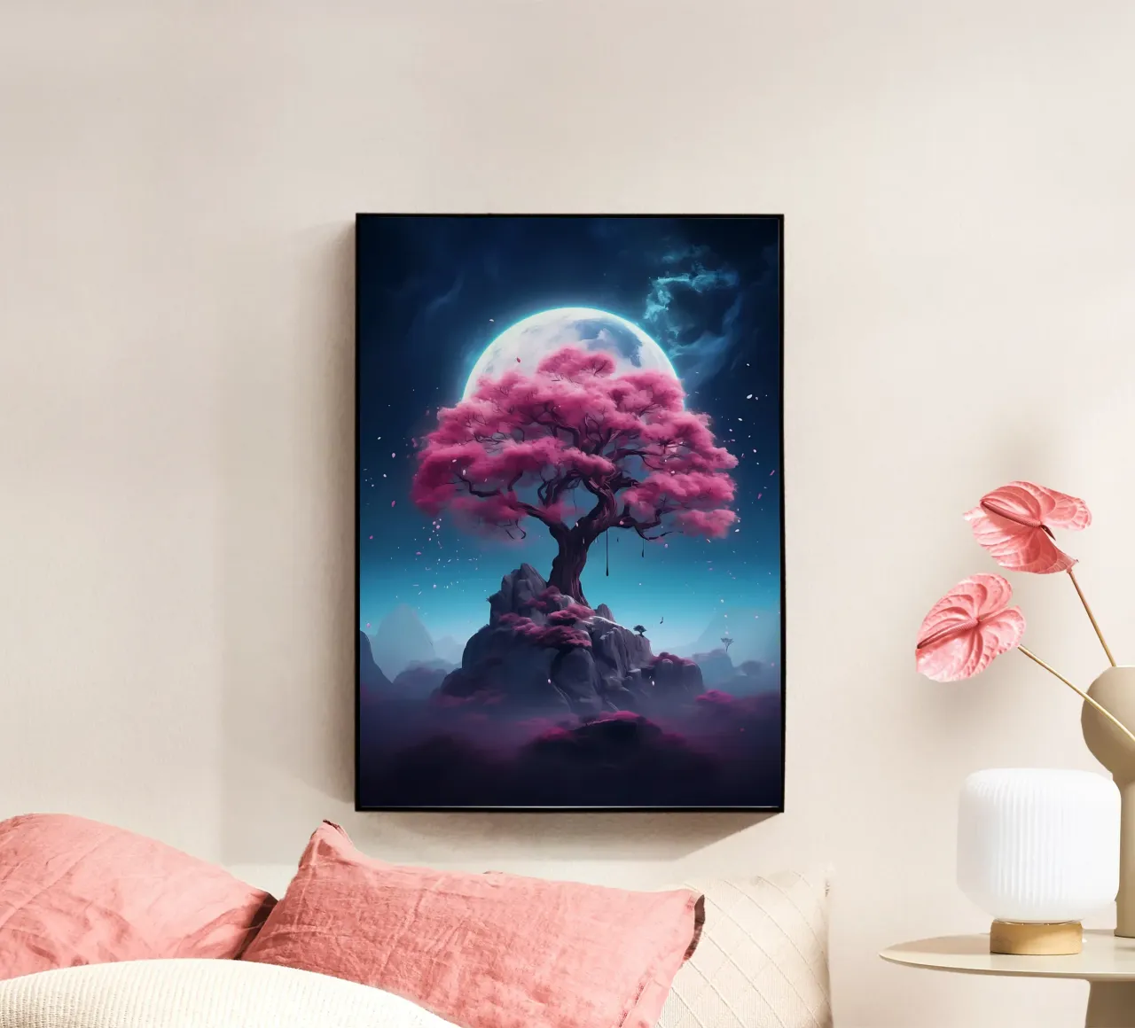 Cosmic Sakura Tree plexiglass da Mikesell