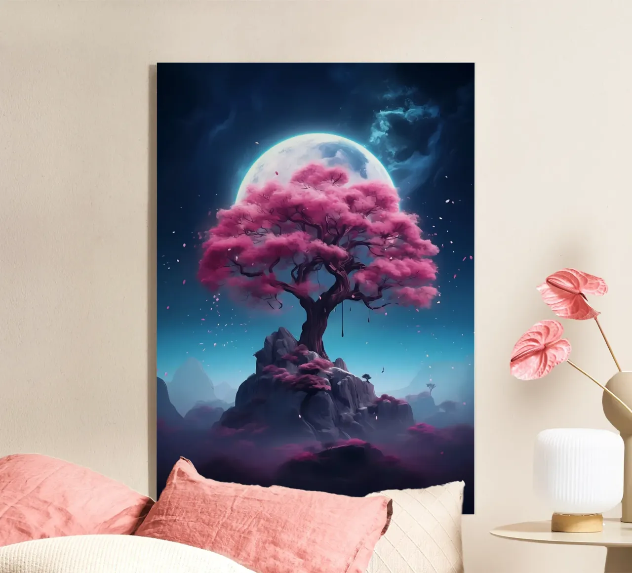 Cosmic Sakura Tree plexiglass da Mikesell