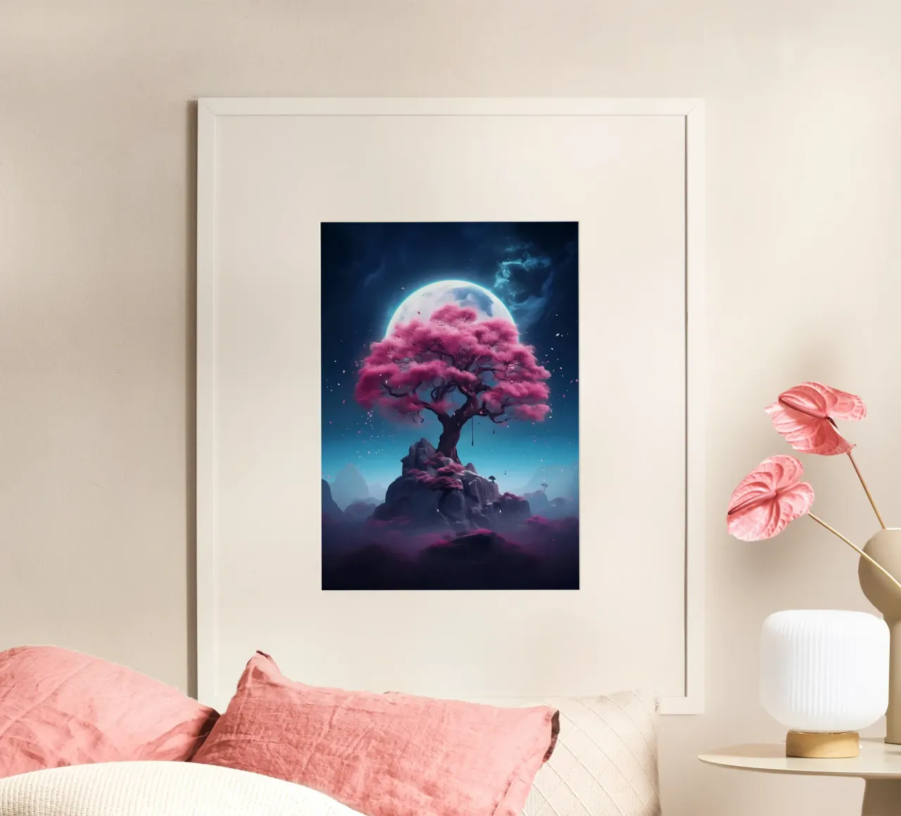 Cosmic Sakura Tree poster da Mikesell