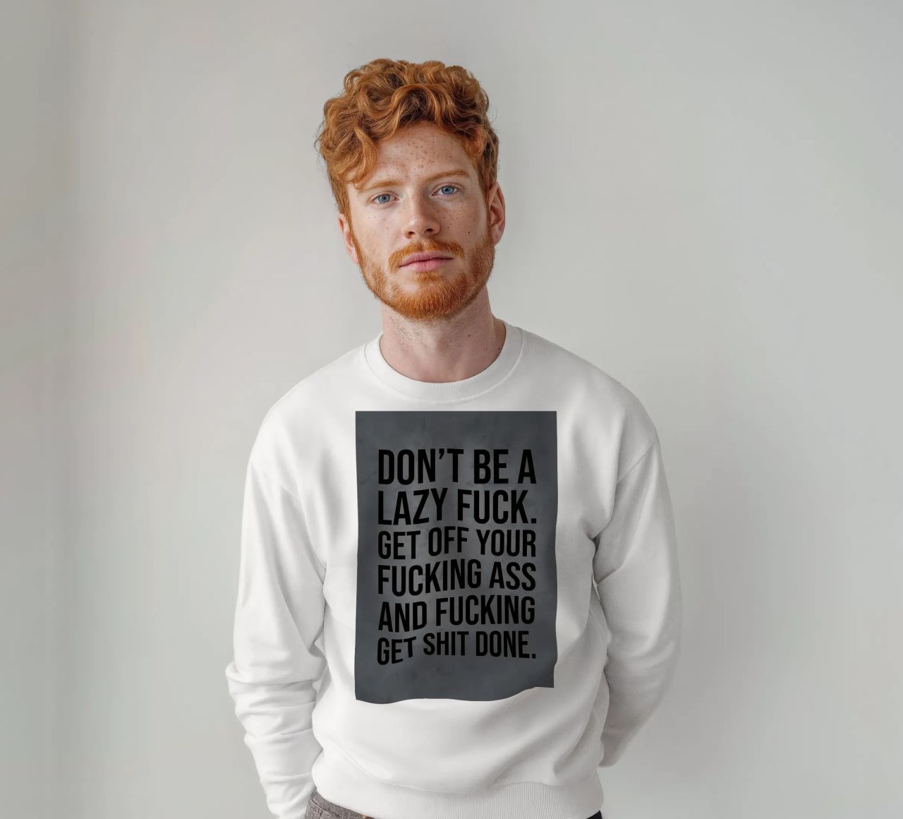 Incluido Be Lazy sudadera de Bassy