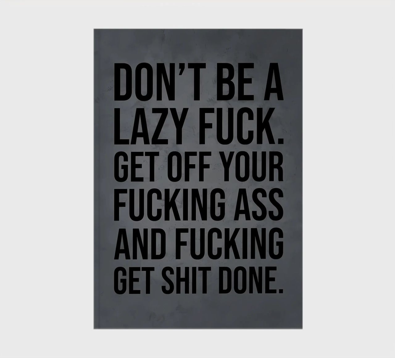 Including Be Lazy notebook by Bassy