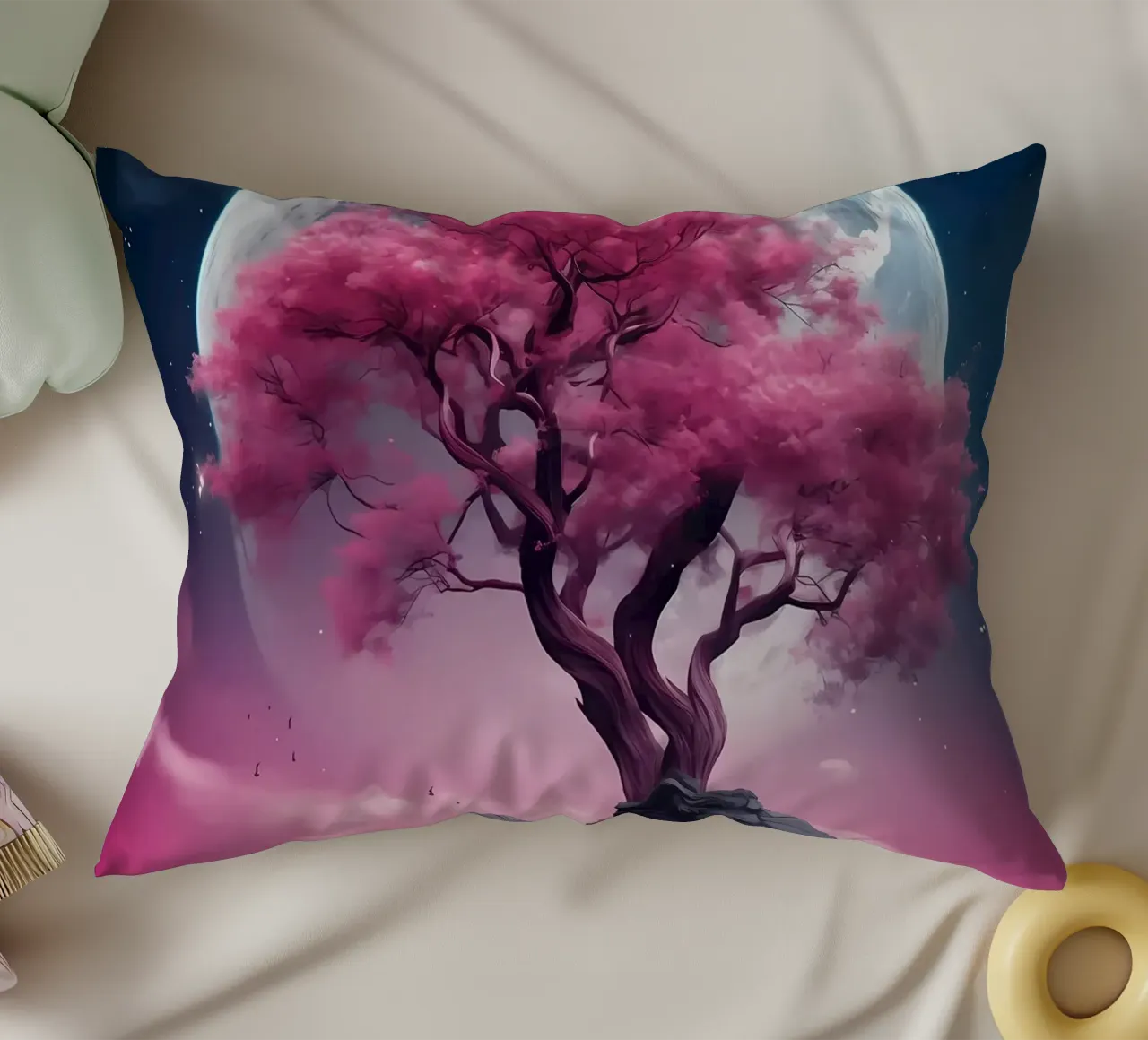 Cosmic Sakura Tree cuscino da Mikesell