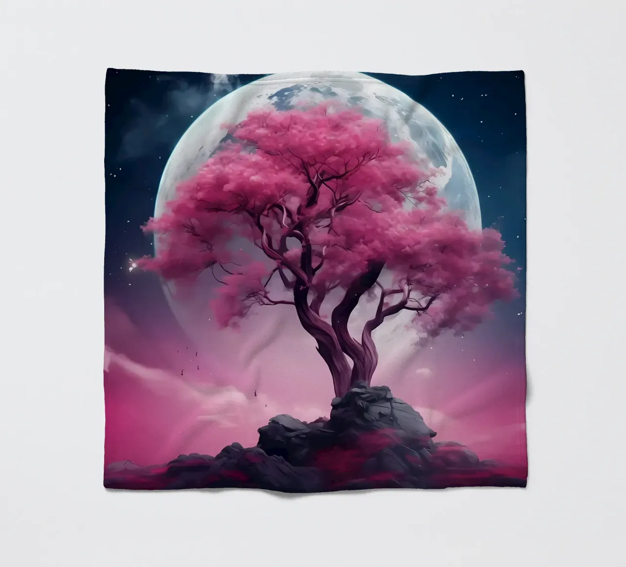 Cosmic Sakura Tree coperta in pile da Mikesell