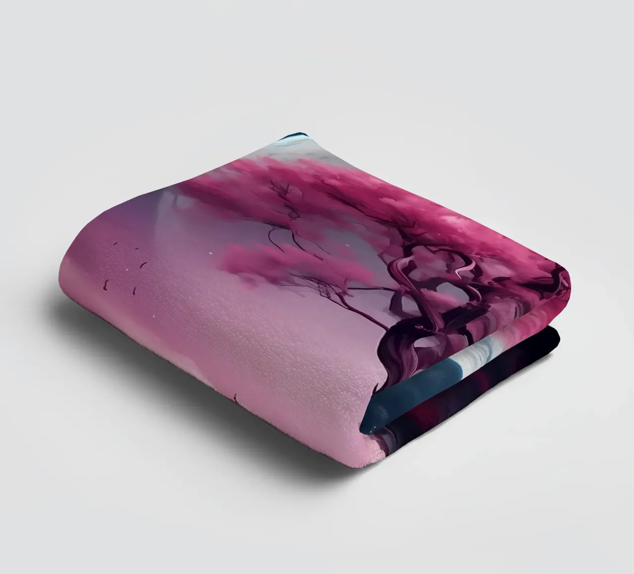 Cosmic Sakura Tree asciugamano da bagno da Mikesell