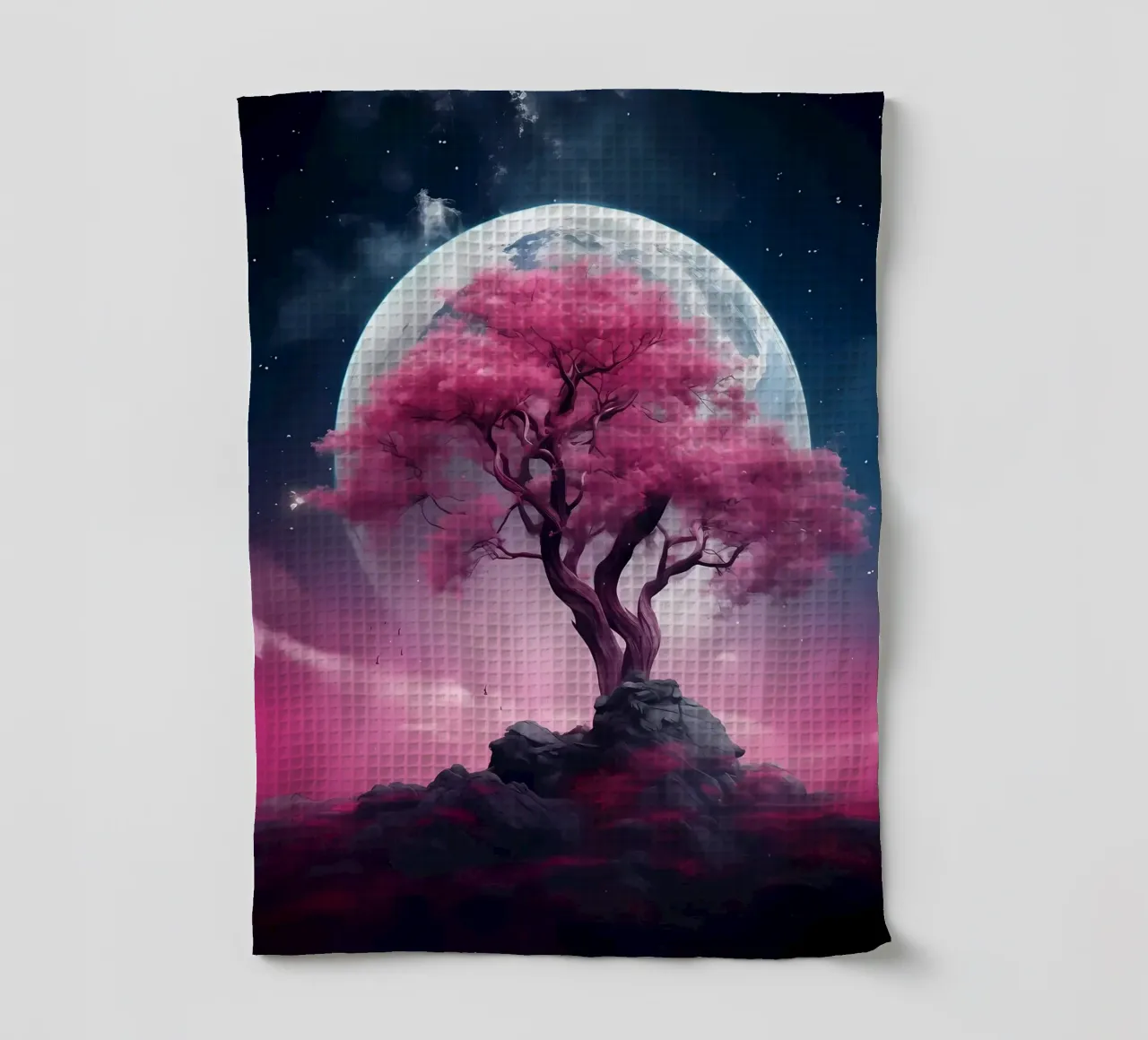 Cosmic Sakura Tree canovaccio da cucina da Mikesell