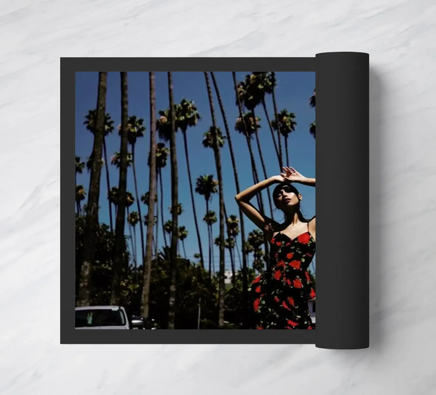 LA Fußmatte von Marie Bärsch