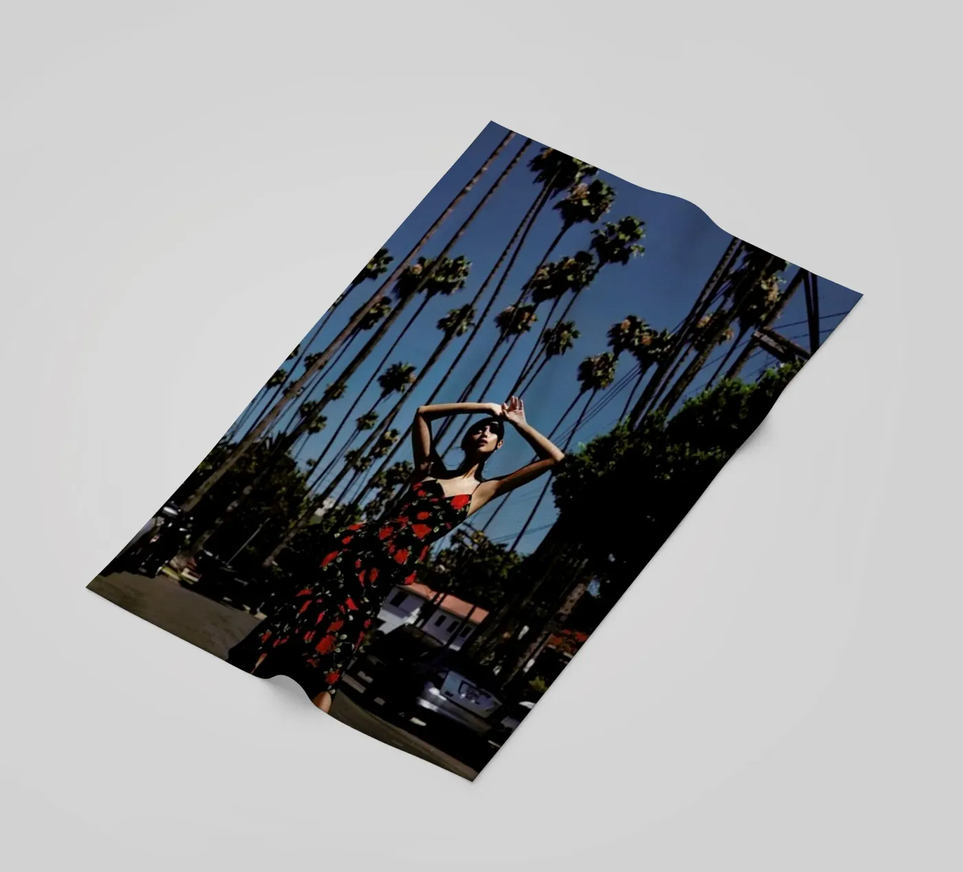 LA beach towel by Marie Bärsch