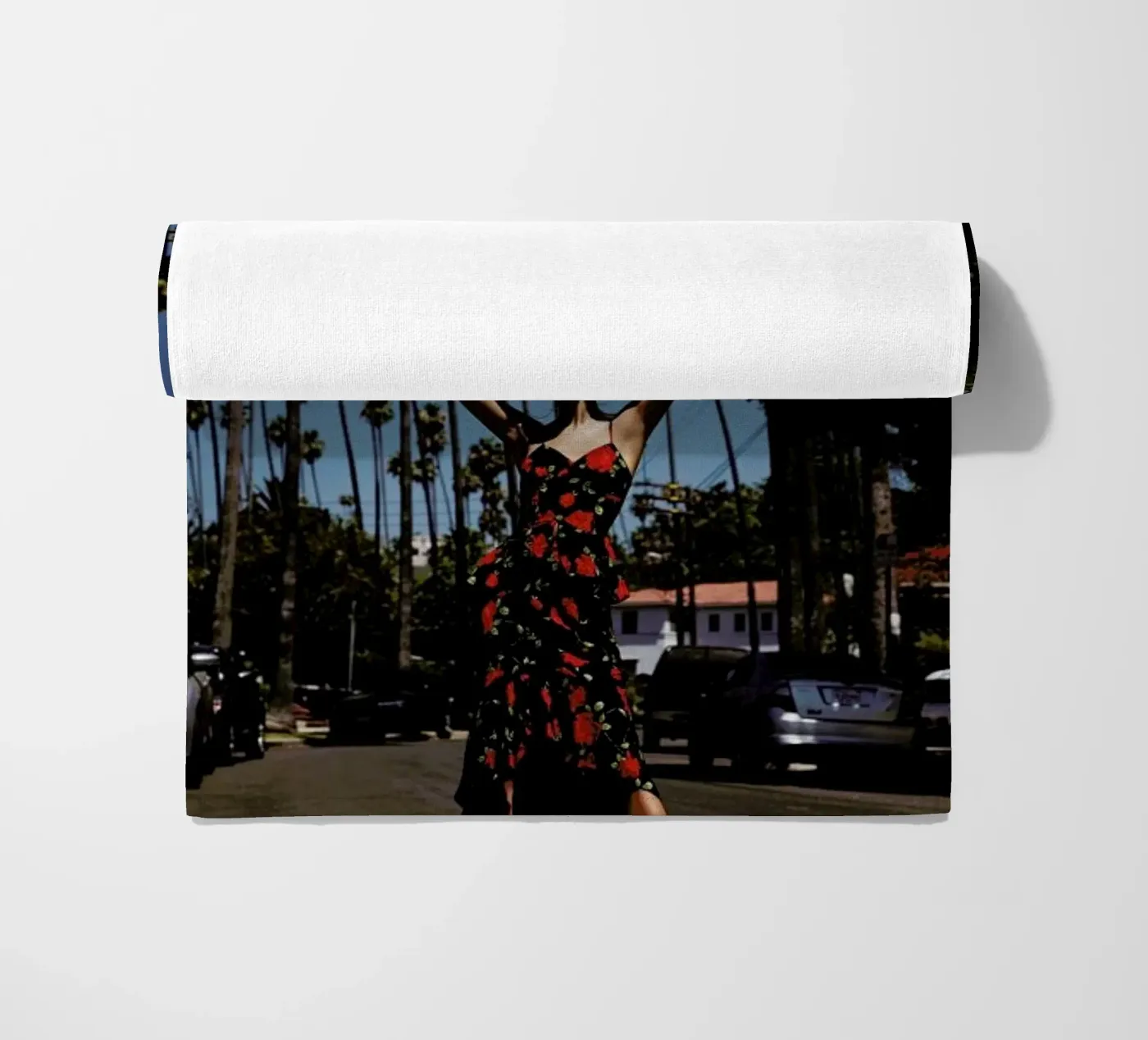 LA beach towel by Marie Bärsch