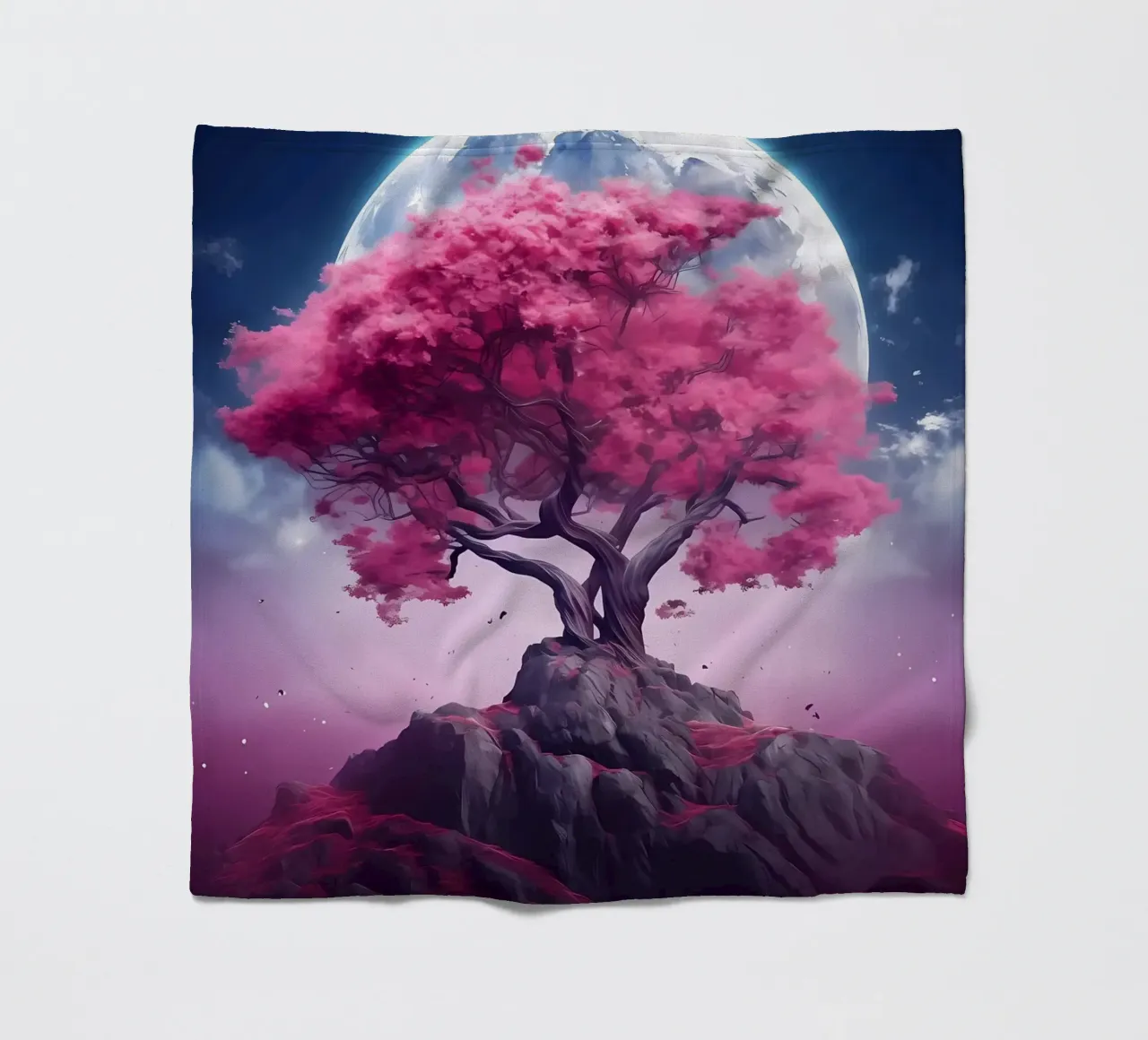 Cosmic Sakura Tree coperta in pile da Mikesell
