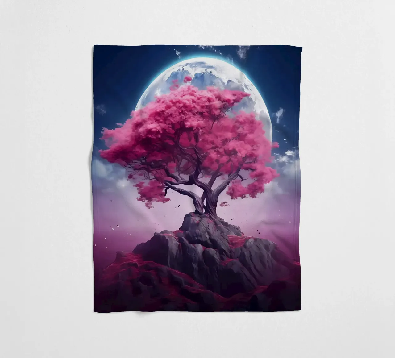 Cosmic Sakura Tree coperta in pile da Mikesell