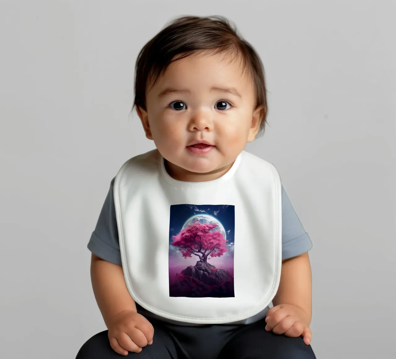 Cosmic Sakura Tree bavaglino da Mikesell