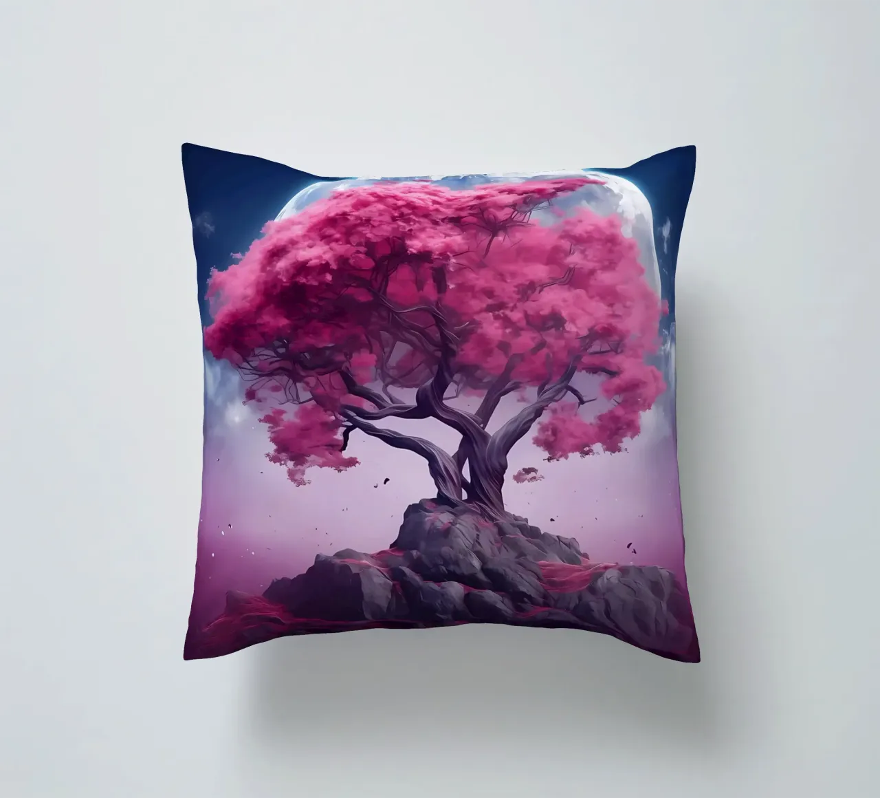 Cosmic Sakura Tree cuscino da Mikesell