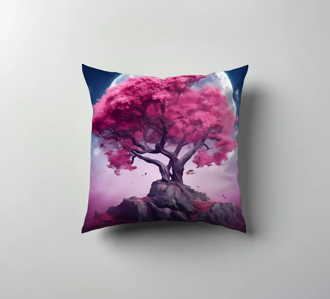 Cosmic Sakura Tree cuscino da Mikesell