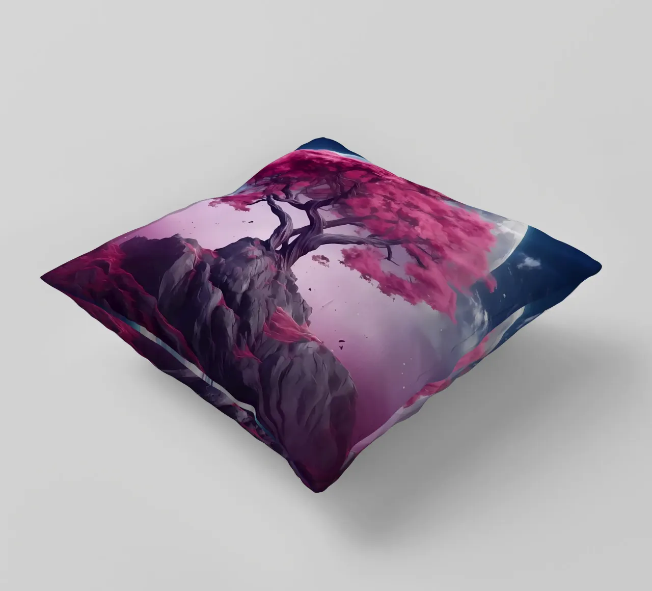 Cosmic Sakura Tree cuscino da Mikesell