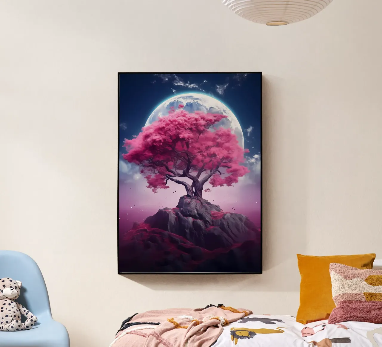 Cosmic Sakura Tree plexiglass da Mikesell