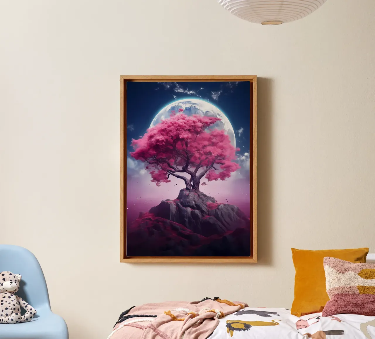 Cosmic Sakura Tree tela da Mikesell